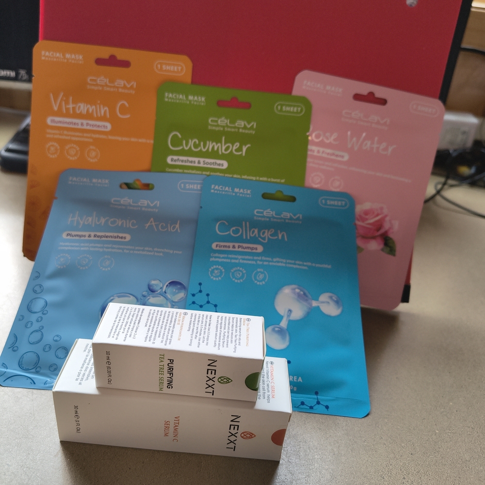 Nexxt Serums and Korean Facial Masks Bundle